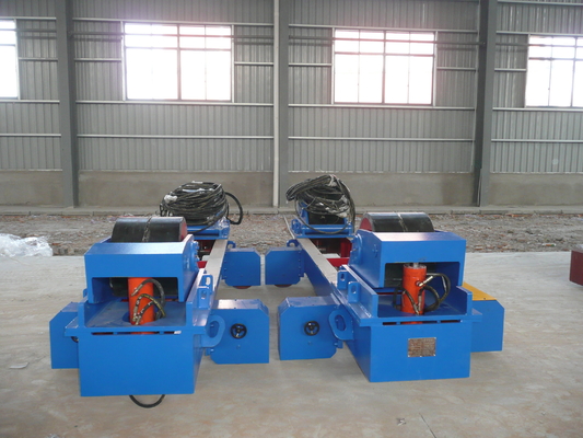 Ajustement de tour de 60 Ton Welding Rotators Positioners Wind vers le haut du levage de cylindre hydraulique de rotateurs
