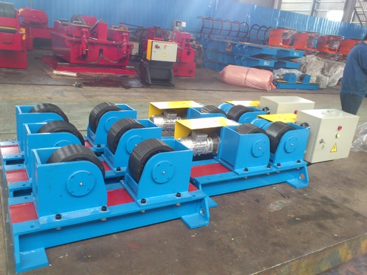 5000 kilogrammes de rotateur de machine d'unité centrale de rouleau de type fixe de soudure courant de boulon
