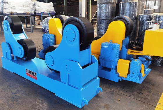 Rotateur de soudure de tuyau de 20 Ton Self Aligned Welding Rotators avec des roues de polyuréthane d'unité centrale en métal