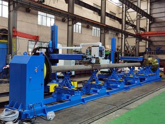 VFD TWB40 Positionneur de soudage de tuyaux avec 3 rouleaux à mâchoires et deux rouleaux de support