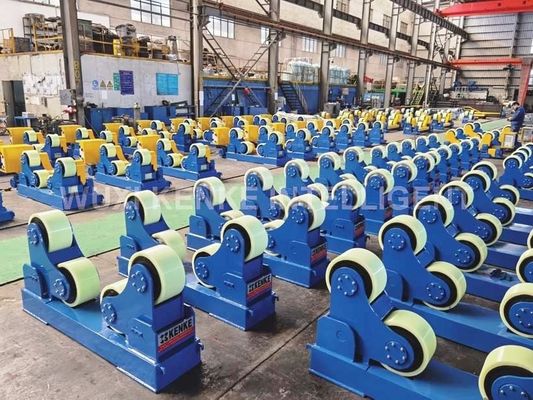 Rotateur de soudage auto-aligné avec une plage de vitesse de 100 à 1000 mm/min, une capacité de chargement de 40 t et une vitesse de roulement de 6 à 60 m/h