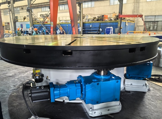 Plateforme de positionnement de soudage 50T pour la fabrication de réservoirs à rouleaux de tuyaux